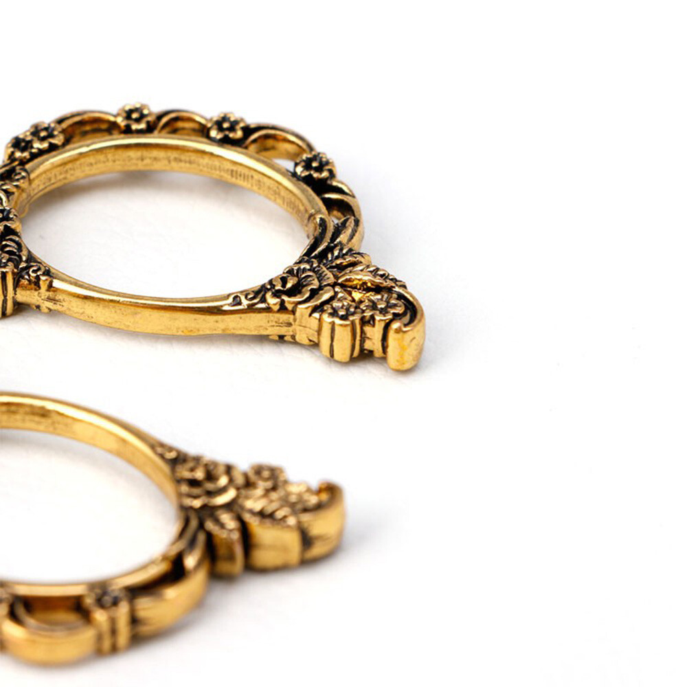 Retro Plum Blossom Sharp Scissors For Fabric Cutting Crochet Thread Cutting Tool