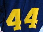 Vintage MICHIGAN WOLVERINES # 44 Football Jersey NCAA Sand Knit sz adult small  — photo 6