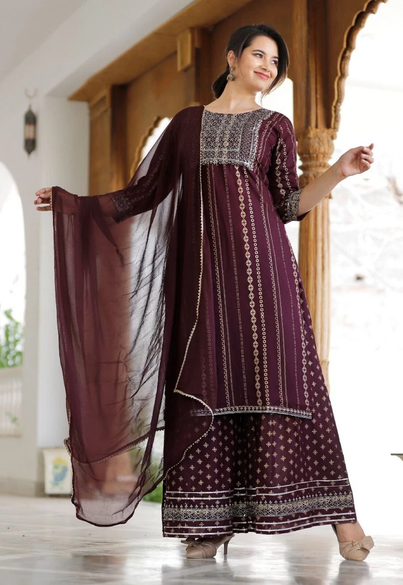 Designer kurti Palazzo with Dupatta at Rs.2399/Piece in delhi offer by  Attri Retails Private Limited