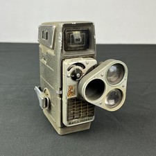 Vintage Bell  Howell Perpetua Electric Eye Triple Turret 8mm Camera