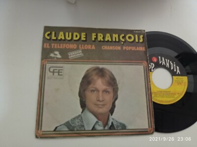 SINGLE-CLAUDE FRANCOIS-EL TELEFONO LLORA-1965-SPAIN-