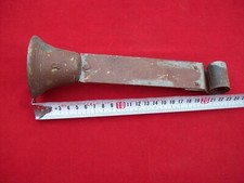 ANCIENNE CLOCHE EN BRONZE N° 5 DE PORTE D’ENTRÉE AVEC RESSORT