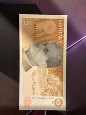 Estonia 5 Krooni Banknote