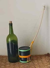 Modified portable earth bow gutbucket/gayumba/tingotalango 