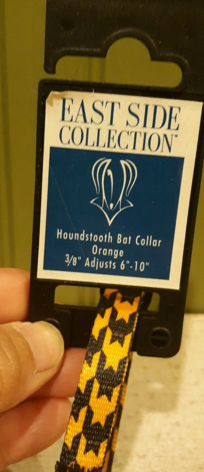 Cuello de murciélago pata de gallo East Side Collection (3/8" ajustable 6"- 10") - naranja  Foto 2 de 4