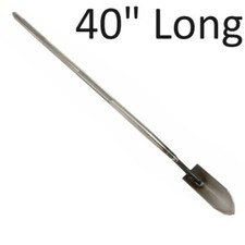 Mink Digger 40" Trowel - JC Conner Trapping Supplies HD Steel Shovel USA Made