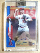 2020 Matt Thaiss Topps Clearly Authentic Blue Rookie Autograph RC /25 🔥 SEALED