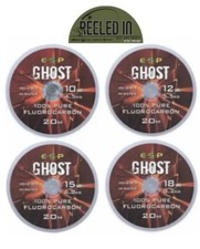 ESP Ghost (All Sizes) Flurocarbon 20m - 100% pure flurocarbon/Invisible in water