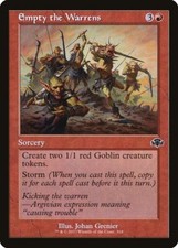 MTG Magic the Gathering Empty the Warrens (318/520) Dominaria Remastered LP