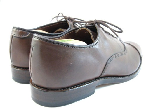 Oxford Allen Edmonds "PARK AVENUE" Puntera y Puntera 10.5 B Chile Hecho en EE. UU. (400N) - Imagen 7 de 11