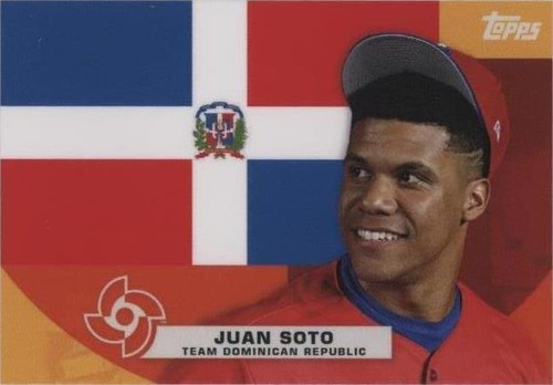 2023 Topps #WBC-7 Juan Soto, Dominican Republic - World Baseball