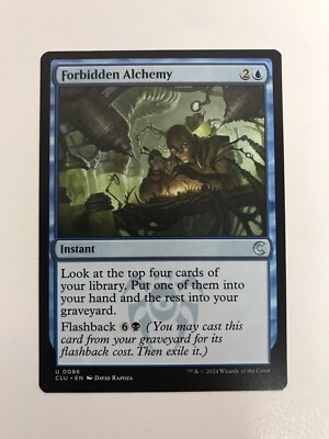 Forbidden Alchemy MTG Magic the Gathering Card NM Near Mint CLU