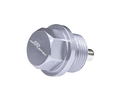 JRspec Magnetische Ölablassschraube M12x1.5 für BMW, Chrysler, Mercedes Silber