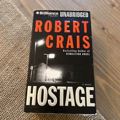 *NEW* Hostage by Robert Crais Audiobook 7 Cassettes, Unabridged