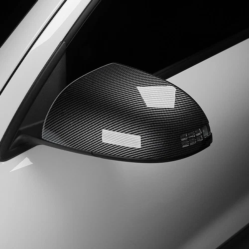 ABS Carbon Fiber Rearview Side Mirror Cover Caps For Hyundai IONIQ 6 2023 2024 - Picture 6 of 10