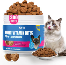 New 23-in-1 Taurine Cat Vitamins 300 Bites Fast Shipping
