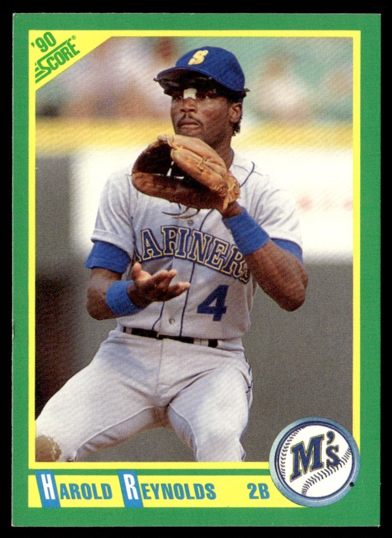 1990 Score Harold Reynolds Seattle Mariners #167