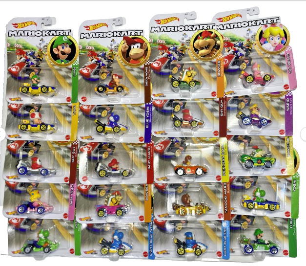 Hot Wheels スーパーマリオ ミニカーセット Amazon.co.jp: ホットウィール(Hot Wheels) マリオカート アソート
