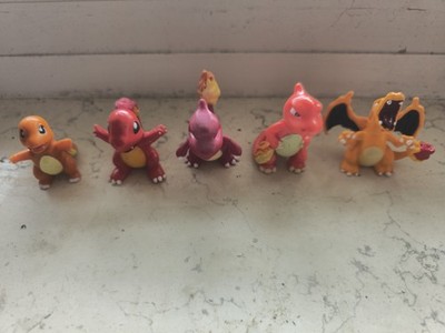 Vintage TOMY Charizard Charmeleon Charmander Evolution Figure Lot