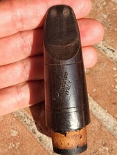 VERY RARE WOOD!! POMARICO ITALY Bb CLARINET  MOUTHPIECE/RARO BOCCHINO CLARINETTO