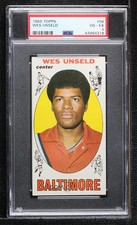 1969-70 Topps Wes Unseld #56 PSA 4 HOF 0h75