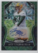 2019 Panini Prizm Rookies Green Scope 67/75 Jace Sternberger #368 Auto 4f5
