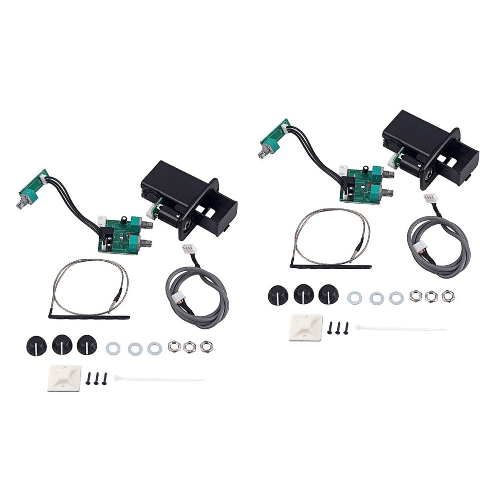 2 stücke 3-Band EQ Active Piezo Pickup Preamp System Verstärker für