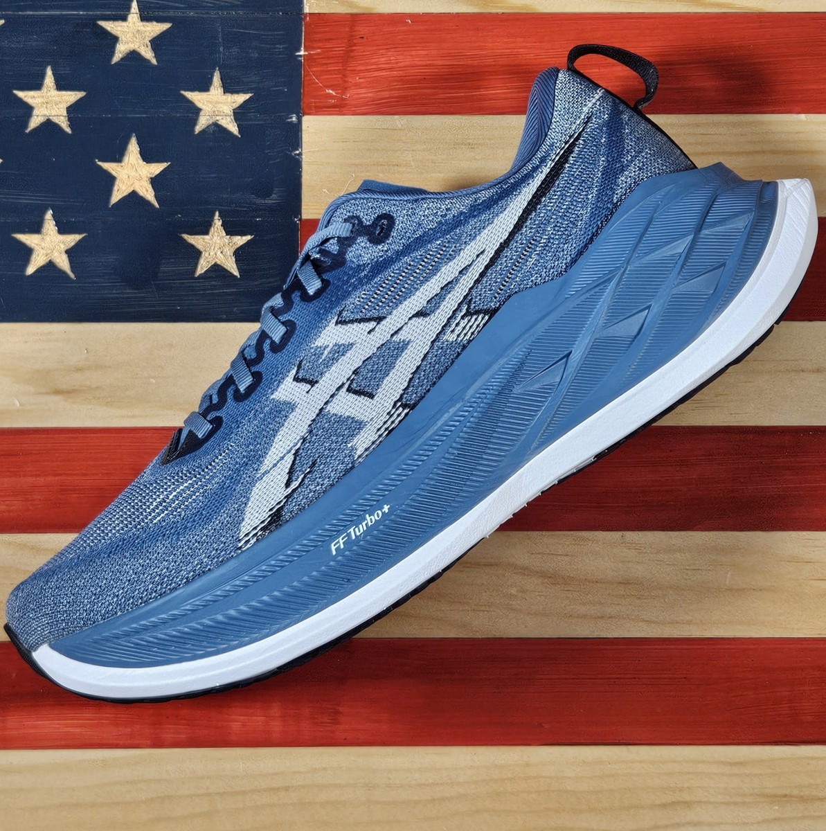 Asics SUPERBLAST 2 Winter-Blue/Whit Running Shoe SAMPLE [1013A142