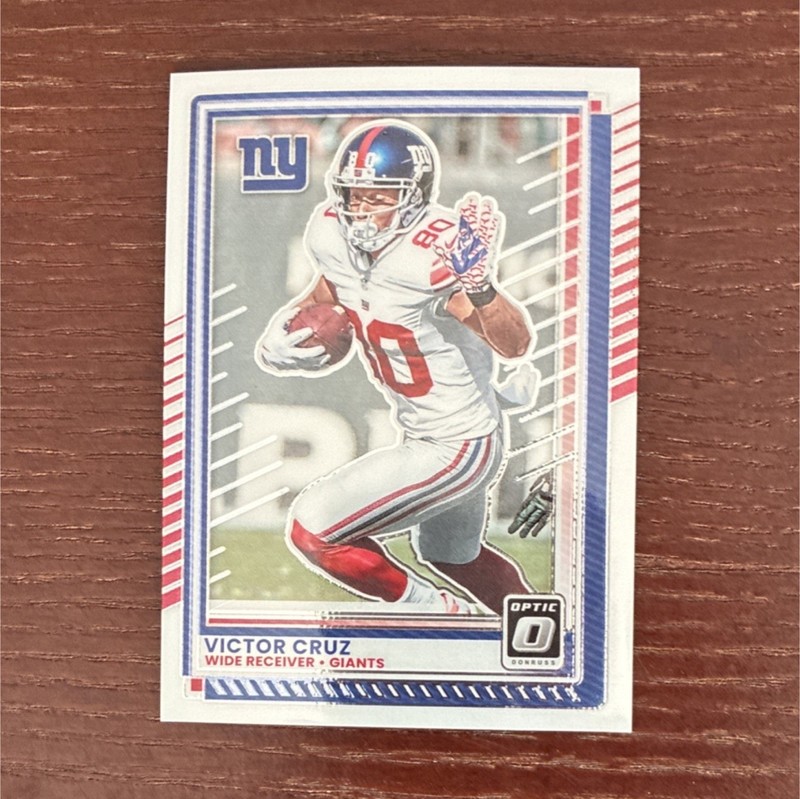 2025 Panini Donruss Optic Victor Cruz New York Giants NFL Football Card #152