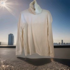 UNIQLO Women's Olive Ribbed HeatTech Ultra Warm High-Neck Long Sleeve Top SZ XS