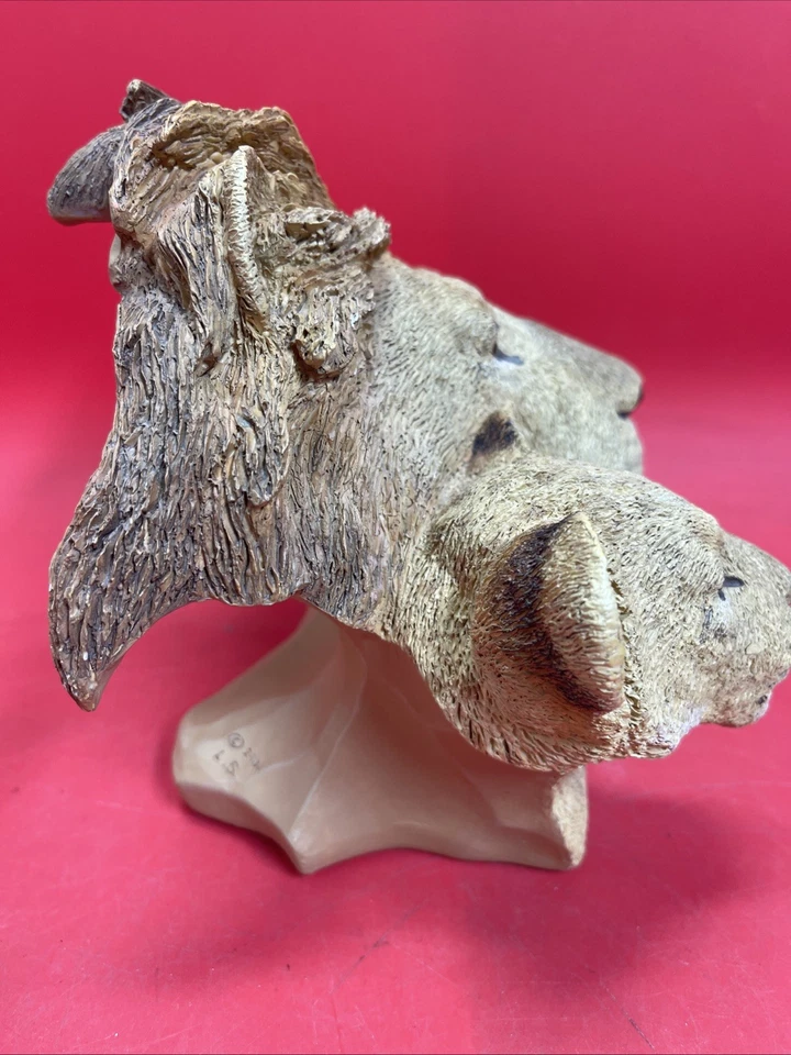 Busto Cabeza de León Estatua Grande Rey de la Selva Escultura Decoración del Hogar 2001 L.S. Foto 3 de 4