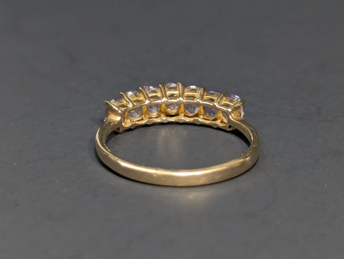 CID 14k Yellow Gold Tanzanite Ring Size 7 Thailand - Picture 5 of 24