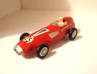 VINTAGE CORGI TOYS No 150 VANWALL FORMULA 1 GRAND PRIX RED COLOR WITH DRIVER