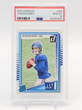 JAXSON DART 2025 DONRUSS RATED ROOKIE #400 GIANTS GEM MINT PSA 10 Q0004
