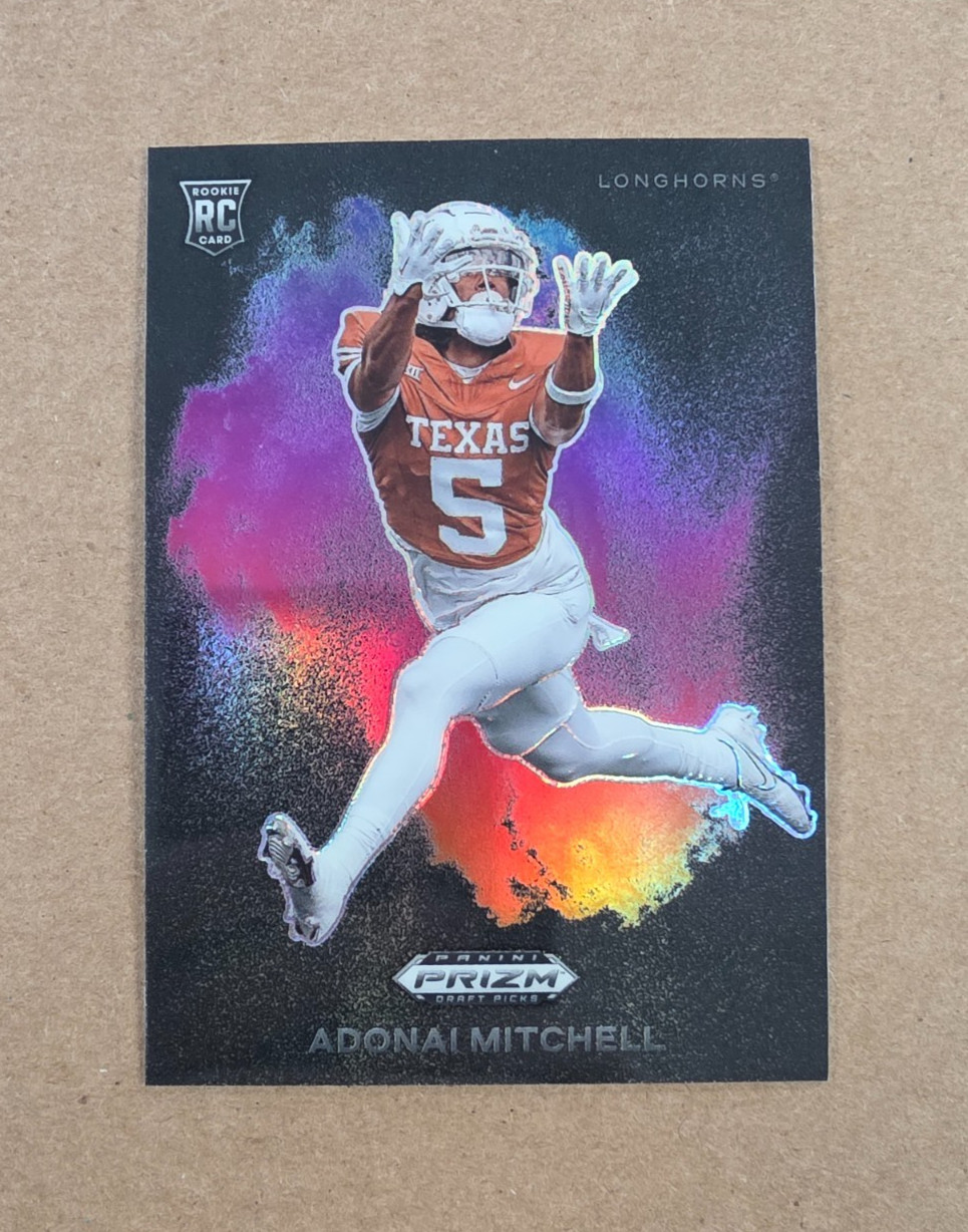 Adonai Mitchell Panini Prizm Draft Picks Color Blast #CB13 Base