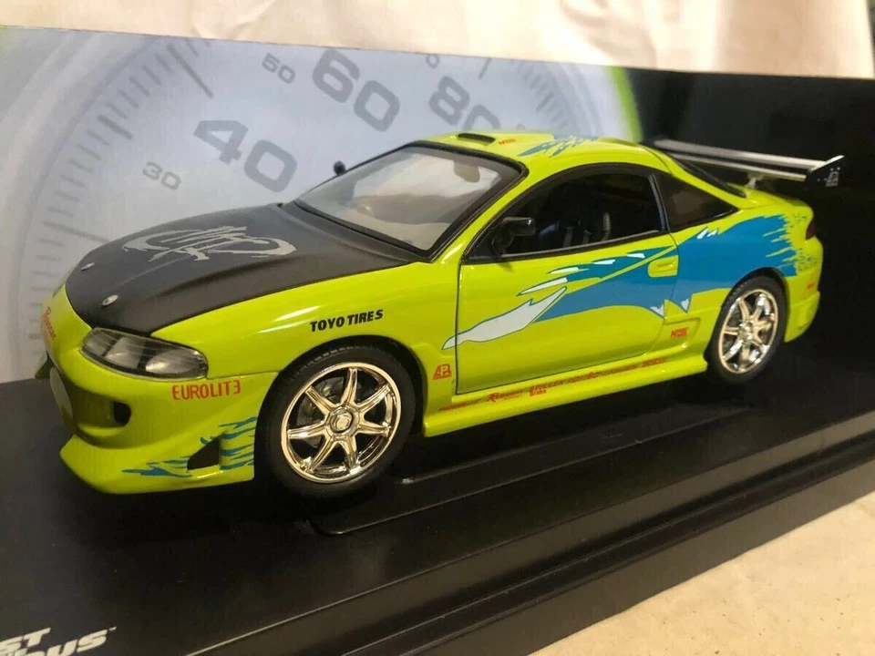 FAST&FURIOUS Wild Speed MITSUBISHI ECLIPSE Mitsubishi Eclipse 1/18 Diecast el - Image 4 of 4