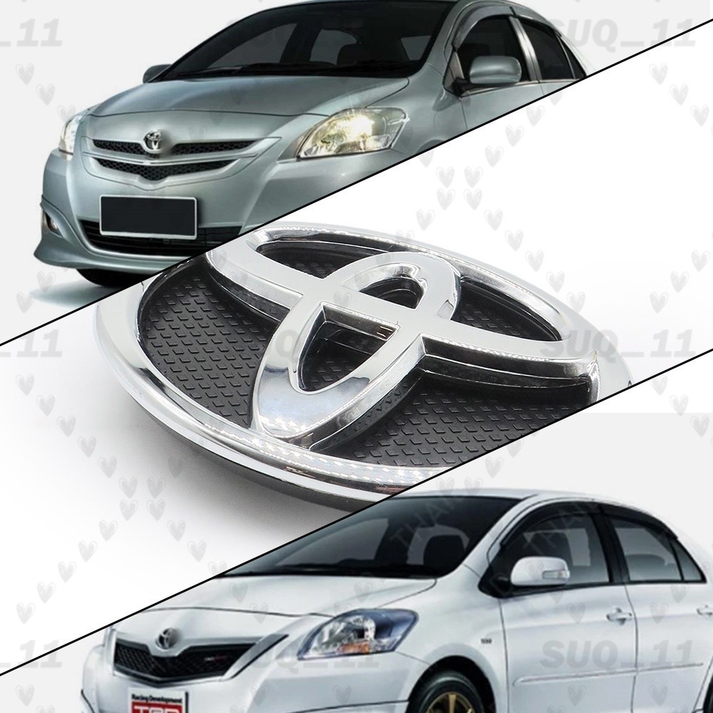 2007-2014 Front Grill Emblem Fit For Yaris Sedan Grille Bumper Badge 75301-52080