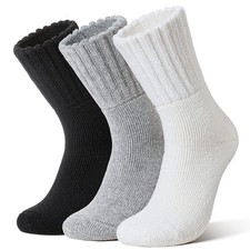3 Pairs Merino Wool Socks Thermal Winter Ski Warm Thick Cozy Boot Hiking Set