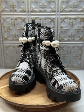 Betsey Johnson Black And White Plaid Sequin J...