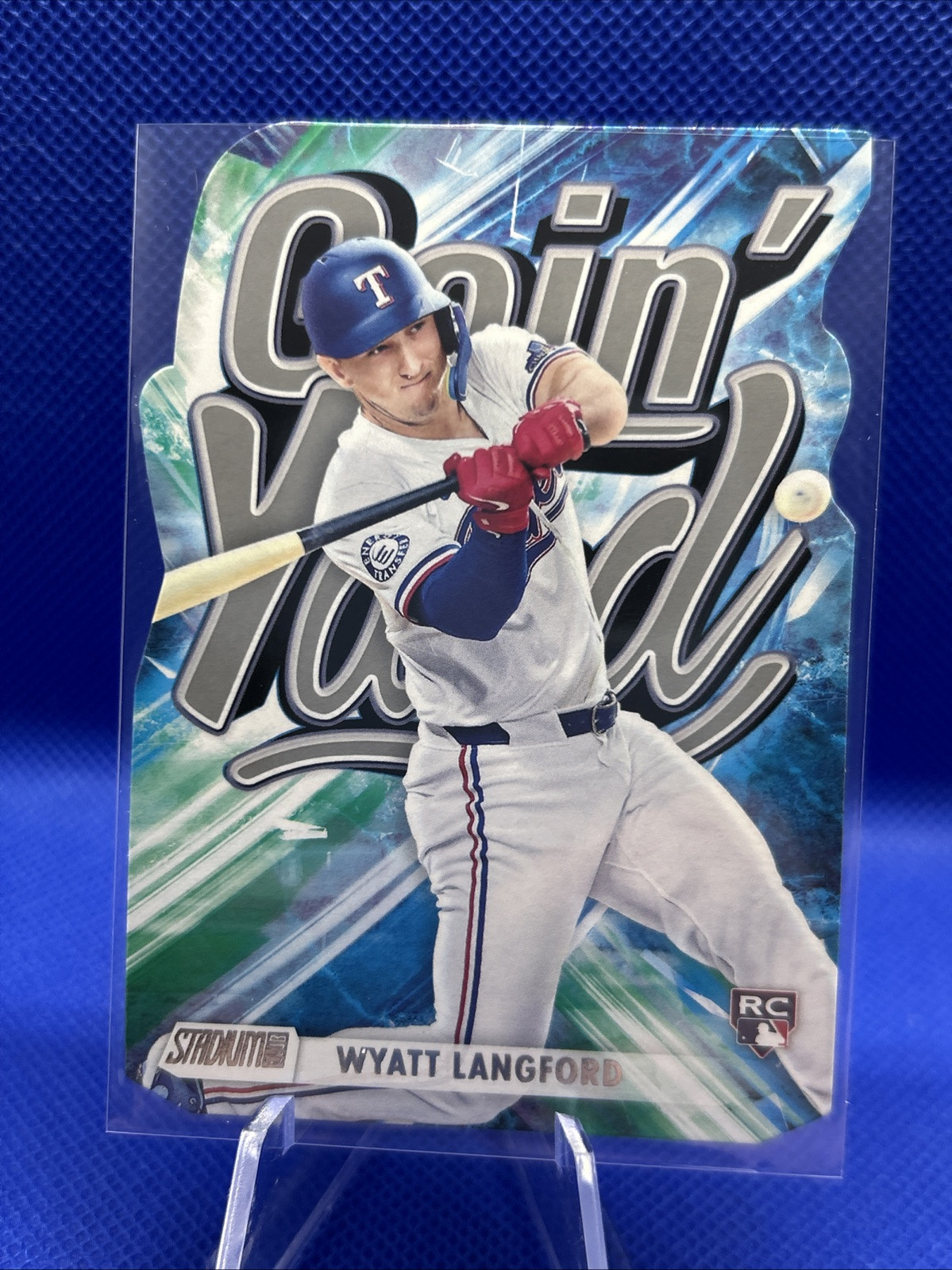 2024 Topps Stadium Club Baseball Going Yard Die-Cut # GY-4 Wyatt Langford RC