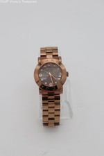 Marc Jacobs Rose Gold MBM3077 Women's Watch Black Dial 36mm Stainless