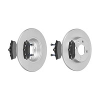 f.becker Bremsscheiben Ø256MM + BremsbelÄGe Vorne FÜR VW Passat B3/B4 Golf III
