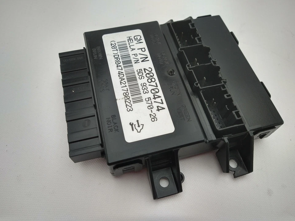 Módulo de control de asiento delantero izquierdo Chevrolet GMC Cadillac 07-14 LH 20870474 OEM Foto 4 de 4