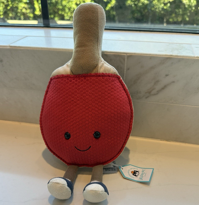 Jellycat Amuseables Sports Table Tennis Paddle Plush 