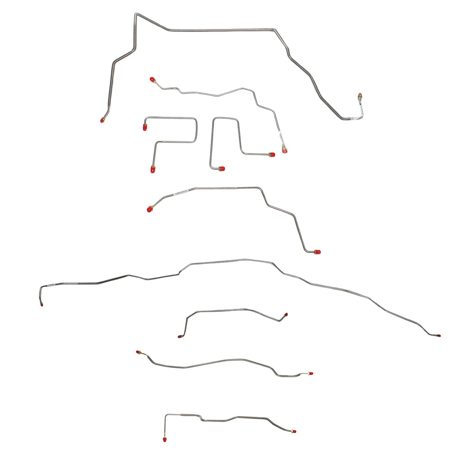 JEGS 13537 Complete Brake Line Set 2001-2004 Chevy S10 Blazer 4WD ZR2 Package OE