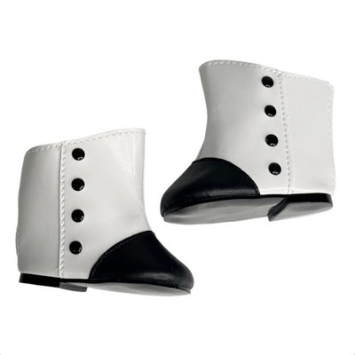 American Girl Marie Grace Doll Boots Meet Outfit Accessories White Black Buttons