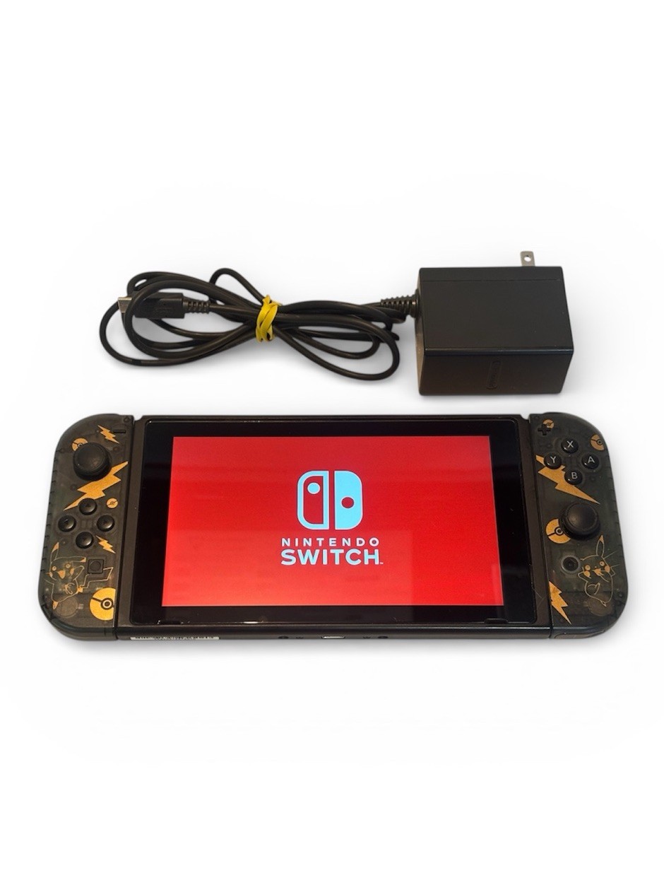 Nintendo Switch Animal Crossing: New Horizon Special Edition - 32GB Pikachu Cons