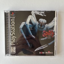 Sony PlayStation 1 PS1 - Spider the Video Game (1996) -  CIB, Tested +REG CARD
