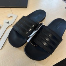 Image of Adidas Adilette slides comfort Black Uk 8 Mens new with tags comfort