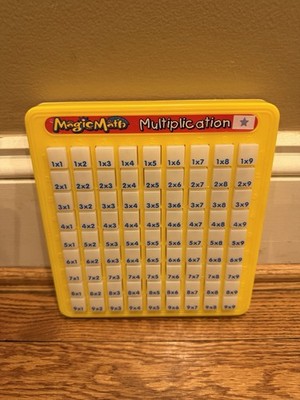 Vtg 1993 Magic Math Multiplication Machine Press & See Educational Homeschool